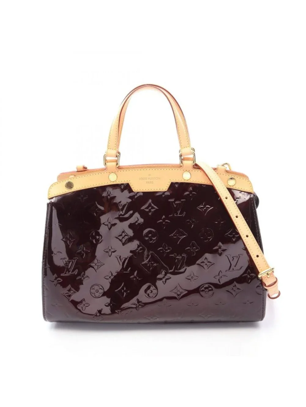 Louis Vuitton Handbag Blair MM 2-Way Amarante Leather